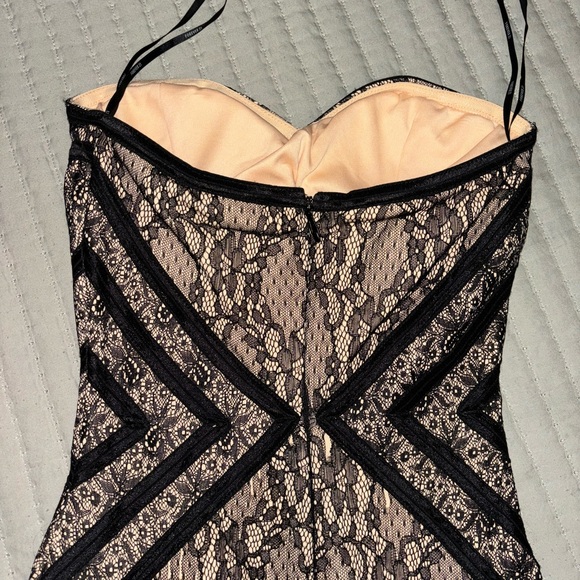 Forever 21 Lace Strapless black dress - Picture 5 of 6